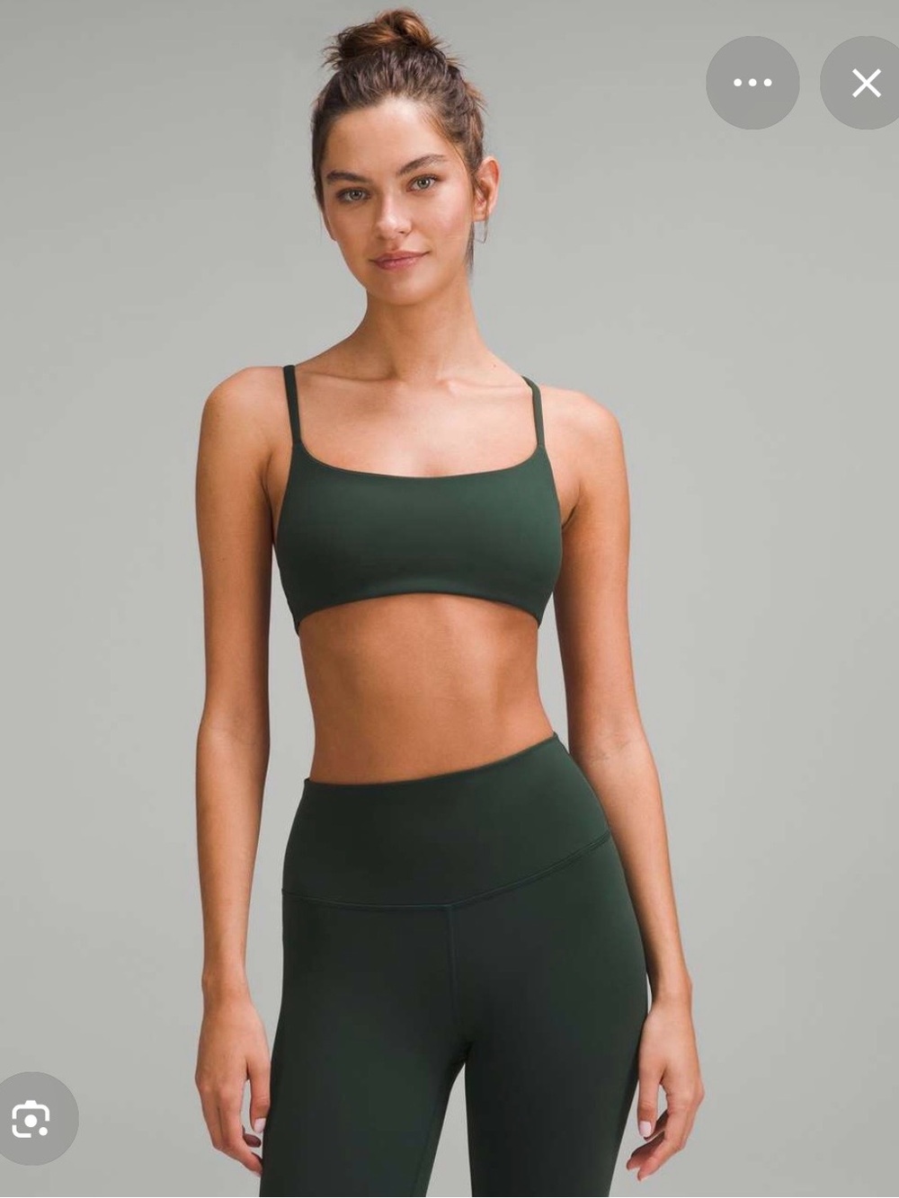 Lululemon Wunder train Leggings HR 25” and Strappy Bra Set Size 6